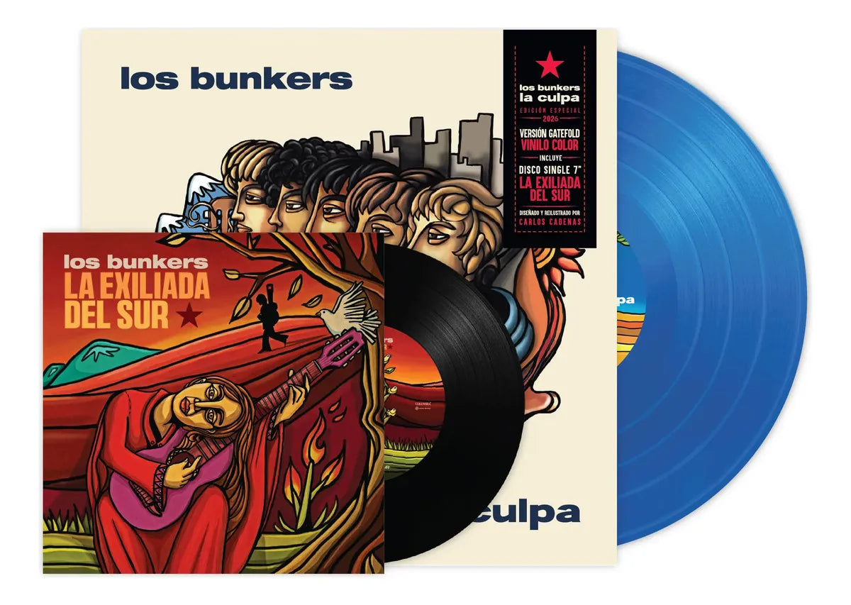 Vinilo La Culpa Gatefold Color + Single 7" La Exiliada del Sur
