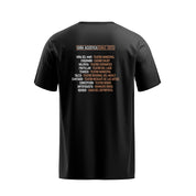 Polera Negra Gira Acústica Chile 2025 Afiche Original